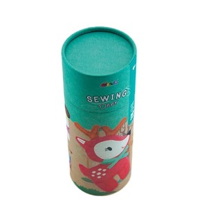 Caja de regalo personalizada de calidad premium, tubo de papel biodegradable, cilindro de cartón, tubo redondo de papel kraft para embalaje de juguetes - Product Image 3