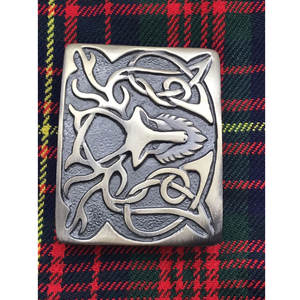 Hebillas de cinturón de kilt para hombre al por mayor, personalizadas, con cabeza de ciervo, de latón, estilo antiguo/Highland 2026 - Product Image 4