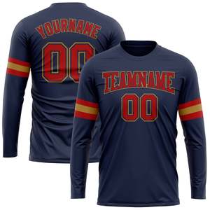 เสื้อกีฬาคุณภาพส่งออกระดับพรีเมียม แบบสั่งทำพิเศษ ชุดทีมพิมพ์ลายแบบซับลิเมชั่น ระบายอากาศได้ดี ผลิตจากโพลีเอสเตอร์ รับผลิตแบบ OEM - Product Image 2