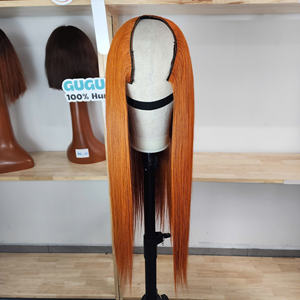 Perruques grandes transparentes en dentelle, ondulées naturelles, non-lace, en U, avec cuticules alignées, qualité 12A, cheveux Remy vietnamiens bruts, effet super naturel - Product Image 4