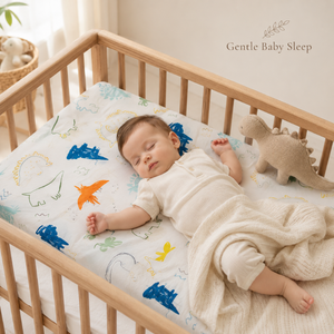 Wholesale Organic Cotton Fitted Crib Sheet | Soft Breathable Baby Mattress Cover Custom <b>Nursery</b> Bedding OEM Supply Premium Grade - Product Image 2