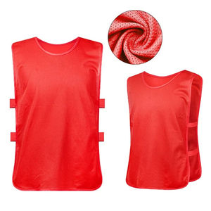 Chalecos Deportivos Transpirables y Ligeros con Logotipo Frontal para Entrenamiento de Invierno y Verano, para Equipos de Fútbol, 100% Seda, Precio al por Mayor - Product Image 4