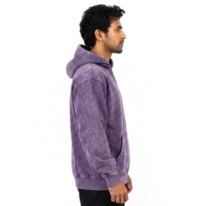 Hot Sale Men Acid <b>Wash</b> Hoodies 100% Top High Quality Custom Logo Acid <b>Wash</b> Pullover Hoodie For <b>Boys</b> 2026 New Arrival - Product Image 4