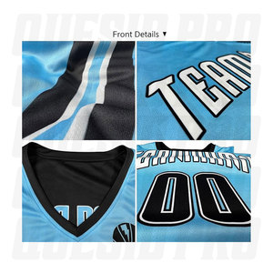Maillots de basket-ball en mesh de qualité supérieure, séchage rapide, respirants, vêtements de sport d'équipe, chemises personnalisées avec logo, fournisseur OEM en gros - Product Image 5
