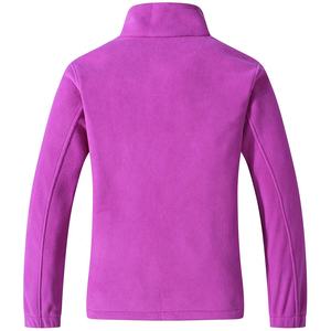 Chaqueta de lana con cremallera y cuello levantado de invierno de alta calidad OEM logotipo personalizado transpirable de talla grande a prueba de viento cómoda informal para mujer - Product Image 2