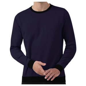 Sudadera de cuello redondo Unisex de invierno de marca personalizada, Jersey de algodón de Etiqueta Privada, ropa de calle cálida de lana pesada, diseño de moda - Product Image 6