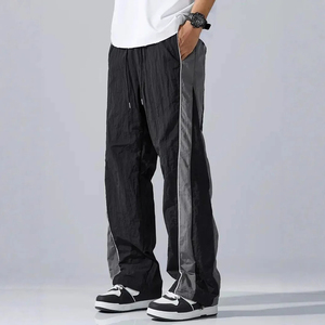 Men's Outdoor Cargo <b>Trousers</b> Loose Fit Elastic Waist Workwear Mountain Climbing Pants - Product Image 4