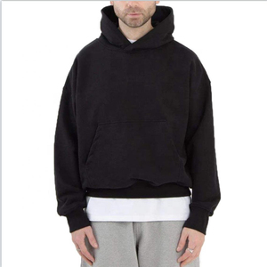 Sudadera con Capucha para Hombre, Estilo Urbano, Oversize, de Felpa Francesa Gruesa, Cómoda, Corte Cuadrado Personalizado, 480 g/m², MOQ Bajo, OEM ODM - Product Image 3