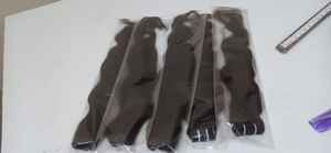 Extensions de cheveux humains vierges vietnamiens avec fixation par clip, trame simple, cheveux en vrac - Product Image 2