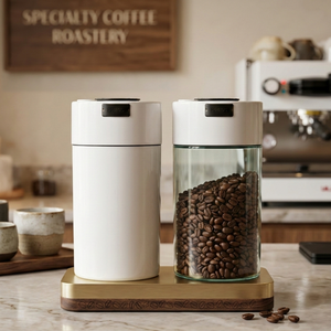 Tightpac Moderne, boîte à café sous vide de 1,3 L, 1 lb 460 g 16 oz, anti-humidité, anti-odeur, hermétique, avec valve unidirectionnelle, qualité alimentaire - Product Image 1