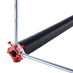 Paire de ressorts de torsion de remplacement pour ouvre-portes de garage, 0,234 x 2 x 31 pouces, 16 000 cycles, revêtement noir par électrophorèse, couleur noire - Product Image 1