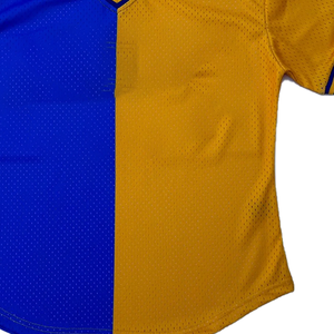 เสื้อเบสบอลแบบสวมครึ่งตัว รุ่นพรีเมียม SGRho ผ้าโพลีเอสเตอร์ 100% โลโก้ตัวอักษรกรีก คอวี สไตล์สปอร์ต - Product Image 3