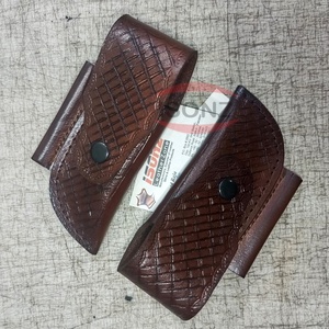 ปลอกมีดพับสำหรับล่าสัตว์ ISONZ ปลอกหนังสำหรับมีดพับลายแกะสลัก - Product Image 4
