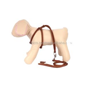 Luxury Leather <b>Dog</b> Harness with Leash for Walking Training New Designs Very Cheap Price Manufacturer Wholesaler Decorated Rivets - Product Image 2