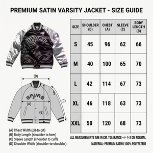 Blouson universitaire pour homme noir et argenté avec lettrage brodé, col montant, décontracté, pour l'hiver, en toile unie, fermeture éclair frontale, style urbain - Product Image 5