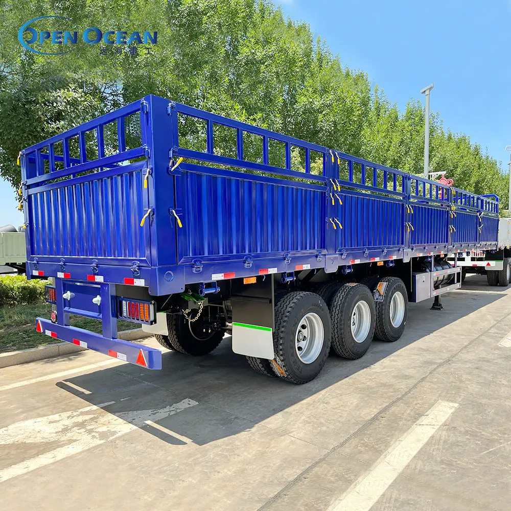 Animal fence transport trucks used cattle trailers for sale animal square transport fence semi trailer