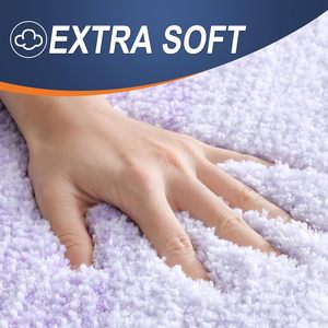Hot Selling 17"x24" Microfiber Bath <b>Mat</b> Super Absorbent Non-Slip Floor Thick Plush Shaggy Tufted <b>Bathroom</b> Rug Washable Hotel - Product Image 3