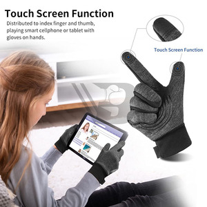 Women Custom <b>Touch</b> <b>Screen</b> Polar Fleece Running <b>Gloves</b> - Product Image 4