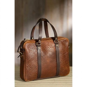 Sac messager pour ordinateur portable en cuir de vachette coréen vintage, convertible, imperméable, écologique, durable, de qualité supérieure, B S International - Product Image 4