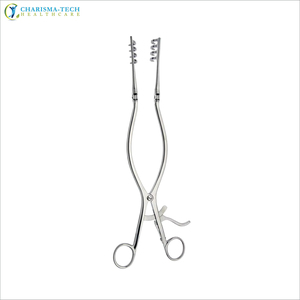 Retractor Autoajustable Beckmann-Adson Premium de CHARISMATECH, Acero Inoxidable Reutilizable con Bisagras, 4x4, Puntas Afiladas y Redondeadas - Product Image 3