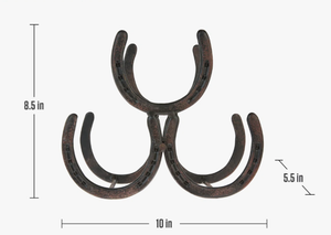 Trendy Metal Horseshoe Tabletop Wine Holder Minimalist Iron Display Stand <b>Shelf</b> for Modern Kitchen <b>Home</b> and <b>Bar</b> Decor - Product Image 6