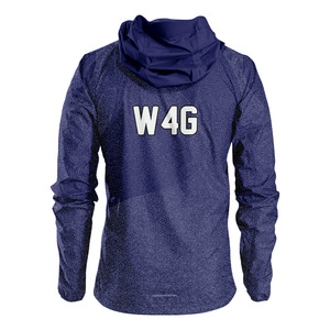 Custom Sublimation Windbreaker <b>Jacket</b> Hooded Eco Friendly Zipper <b>Lightweight</b> Waterproof Recycled Sportswear Wholesale - Product Image 3
