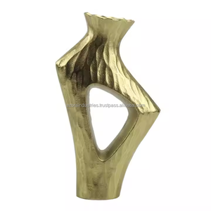 Stylish Modern Antique Aluminum Flower <b>Vases</b> Elegant Coastal Design Decorations Most Popular <b>Floor</b> <b>Vase</b> by Azora Industries - Product Image 5