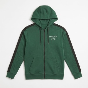 Sweat à capuche zippé Hip Hop personnalisé, streetwear décontracté, style vintage, coupe oversize, en molleton 100% coton de haute qualité - Product Image 3