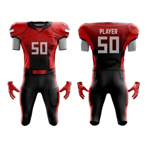 Ropa deportiva de equipo profesional Uniformes de fútbol americano Talla grande Ropa deportiva de entrenamiento personalizada Precio al por mayor Deportes de equipo personalizados - Product Image 1