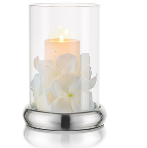 <b>Lantern</b> Style Glass Cylinder Candle Holder Christmas Home Decoration Heat Resistant Eco-Friendly for Living Room Dining Table - Product Image 2