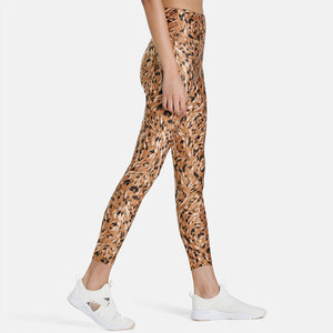 Leggings de sport pour femmes, taille haute, pantalon de yoga, fitness, extensible, pour l'entraînement, vêtements de sport, écologiques, respirants, couleur unie - Product Image 4