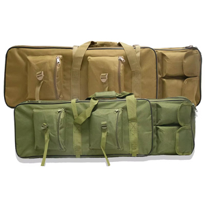 Dual Gun Shooting Range Backpack Heavy-Duty Waterproof Tactical Bag Lockable Zippers Polyester Lining - Product Image 5