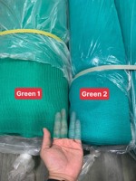 Red de seguridad de malla de plástico verde para protección de carga de ojales de andamio de construcción-Directo DE FÁBRICA DE Vietnam
