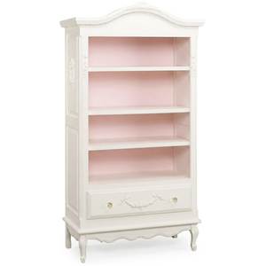 Bibliothèque de style français de luxe en teck massif, étagère ouverte, vitrine avec tiroir pour la maison, le salon ou la bibliothèque - Product Image 1