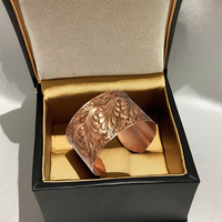 Pulsera de Cobre de Moda Más Vendida, Brazalete ARMOUR Fundido Bañado en Oro, Ajustable, Equilibra la Energía, Ofrece Alivio del Dolor