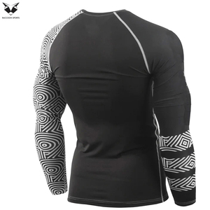 Quick-Dry Adult Sports Rash Guard <b>Top</b>, Sun Protection Comfortable Breathable Super Stretch Custom Logo Fitness Wear Rash Guard - Product Image 2