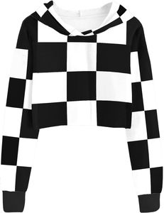เสื้อฮู้ดครอปท็อป OEM สำหรับผู้หญิง โลโก้สั่งทำได้ คุณภาพสูง เสื้อฮู้ดครอปท็อปแบบสวมหัวสำหรับผู้หญิง - Product Image 4