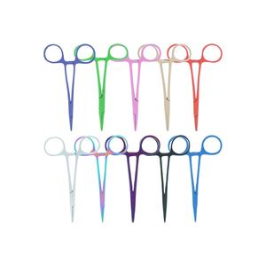 Pinzas Hemostáticas Rectas Manuales de Acero Inoxidable Quirúrgico, Tipo Mosquito con Bloqueo, Juego de Instrumentos con Certificación de Seguridad Mol de Fábrica - Product Image 1