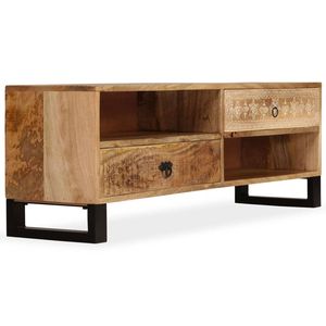 Supporto TV Mango in legno massello 47.2 \ "x11.8 \" x15.7 \ "-mobili durevoli ed eleganti - Product Image 2