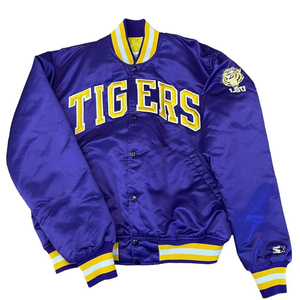 Blouson Bomber Homme High Street Swac FCS en Toile Imperméable Réversible Col Montant Hiver Style Universitaire NCAA - Product Image 3