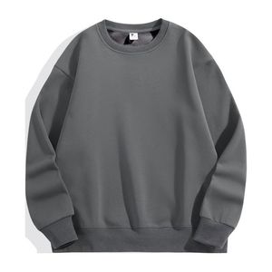เสื้อสเวตเชิ้ตคอกลมทรงโอเวอร์ไซส์สำหรับผู้ชาย ผ้าฝ้ายพรีเมียม ทรงไหล่ตก สไตล์สตรีทแวร์ - Product Image 1