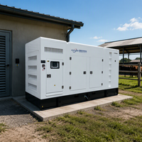 Groupes électrogènes diesel silencieux à refroidissement par eau de 50 kVA, 100 kVA, 200 kVA, 300 kVA, 500 kVA avec ATS, haute efficacité
