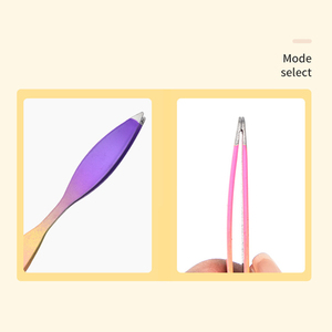Pinzas Profesionales de Alta Moda para Cejas, de Acero Inoxidable Colorido y Ecológico, con Punta Puntiaguda, Mango Cómodo y Precisión para el Cabello - Product Image 2