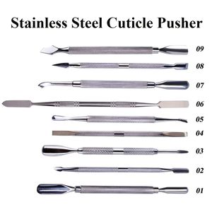 High Demanded Customized Cuticle Pusher <b>Nail</b> Polish Removal Stainless Steel Beauty <b>Nail</b> Cleaning Tools Sharp Tip Cuticle Pusher - Product Image 4