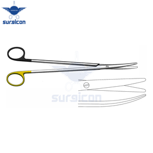 กรรไกรผ่าตัด Metzenbaum Fino ขนาด 26 ซม. / 10-1/4 นิ้ว ปลายทู่โค้ง ใบมีดเดี่ยว หยักแบบ Super Cut TC - Product Image 5