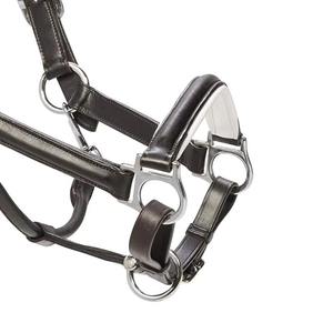 Harnais de polo en cuir et nylon durable pour chevaux, ajustement réglable, rembourrage doux, quincaillerie, design confortable, entraînement équestre - Product Image 4