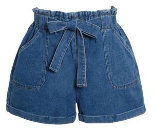 Short d'été pour femmes Short en jean à taille haute de couleur unie pour femmes Vente en gros de vêtements de mode pour femmes Short pour femmes - Product Image 1