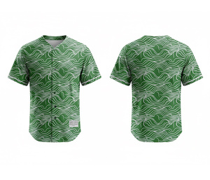 Uniforme de Béisbol Personalizado – Jersey Ligero y de Secado Rápido |   Uniforme de Béisbol para Equipo con Logotipo y Números Personalizados |   Poliéster Transpirable - Product Image 6