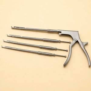 Juego de rongeurs Kerrison desmontables con puntas de 1mm, 2mm, 3mm, 4mm y eje de 20cm para cirugía de columna vertebral - Product Image 1