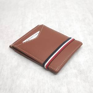 Cartera de Cuero Vacuno de Lujo con Clip para Billetes, Tarjetero Corto, Precio de Fábrica al por Mayor, Personalizable, Promocional, con Protección RFID, Delgada - Product Image 3